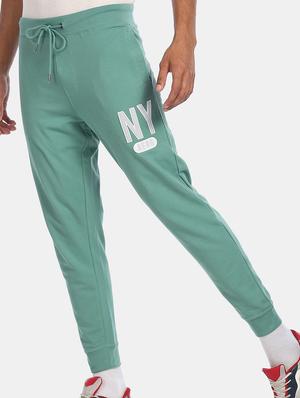 sea-green printed jogger - 18171895 - Standard Image - 2