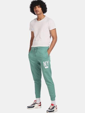 sea-green printed jogger - 18171895 - Standard Image - 4