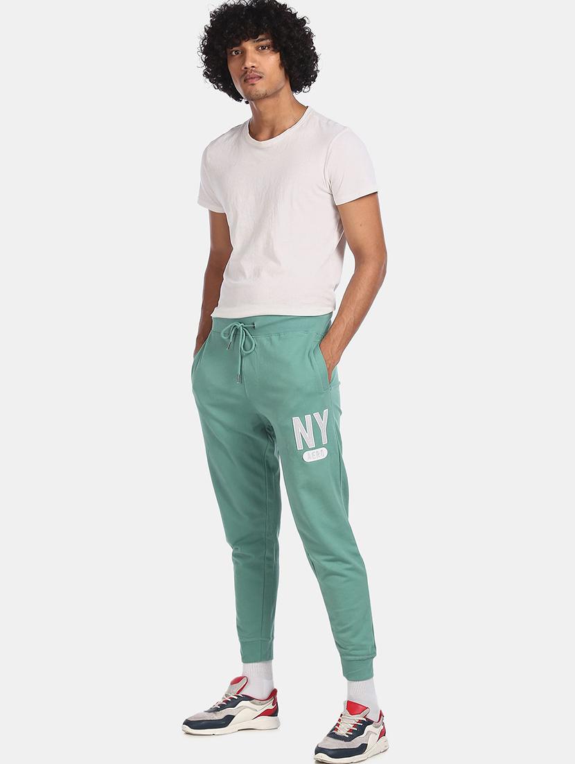 sea-green printed jogger - 18171895 - Zoom Image - 4