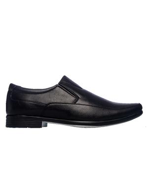 black synthetic slip on shoes - 18172707 - Standard Image - 2