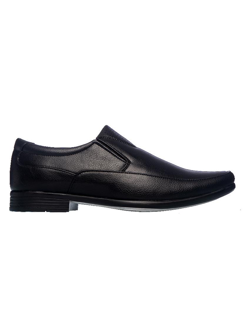 black synthetic slip on shoes - 18172707 - Zoom Image - 2