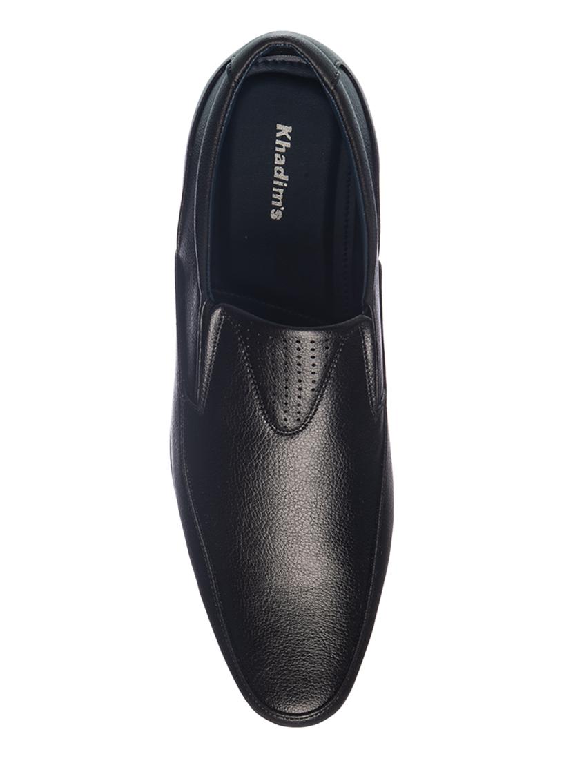 black synthetic slip on shoes - 18172707 - Zoom Image - 4