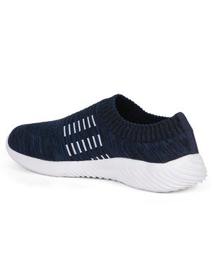 navy fabric sport shoes - 18172710 - Standard Image - 3