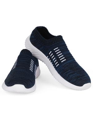 navy fabric sport shoes - 18172710 - Standard Image - 4