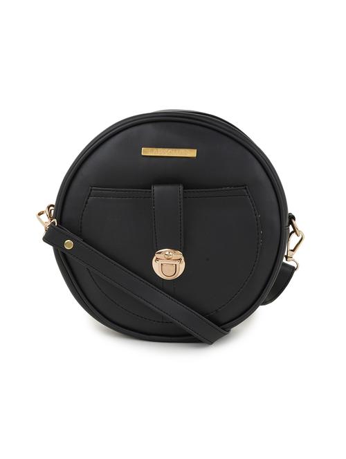 black solid regular sling bag - 18172995 - Very Small Image - 1