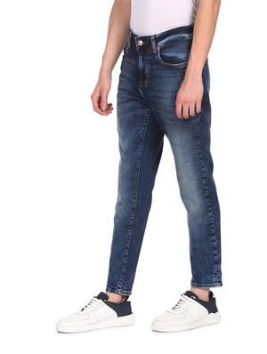 blue color faded mens jeans - 18173213 - Standard Image - 2