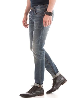 blue cotton distressed jeans - 18173391 - Standard Image - 2