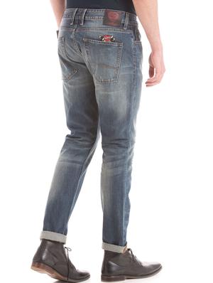 blue cotton distressed jeans - 18173391 - Standard Image - 3
