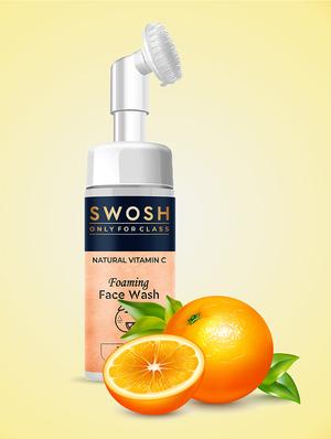 swosh ayurvedic skin care combo pack of 4 aloe vera & neem, vitamin c, apple face wash 100 ml each & vitamin c serum 30 ml - 18173892 - Standard Image - 2
