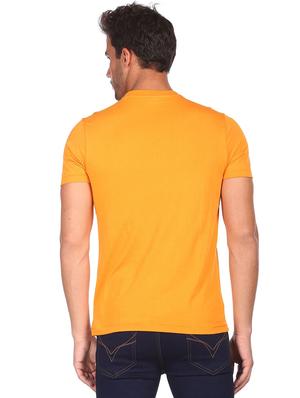men solid round neck t-shirt - 18174947 - Standard Image - 3