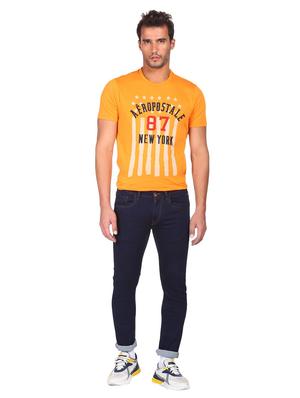 men solid round neck t-shirt - 18174947 - Standard Image - 4