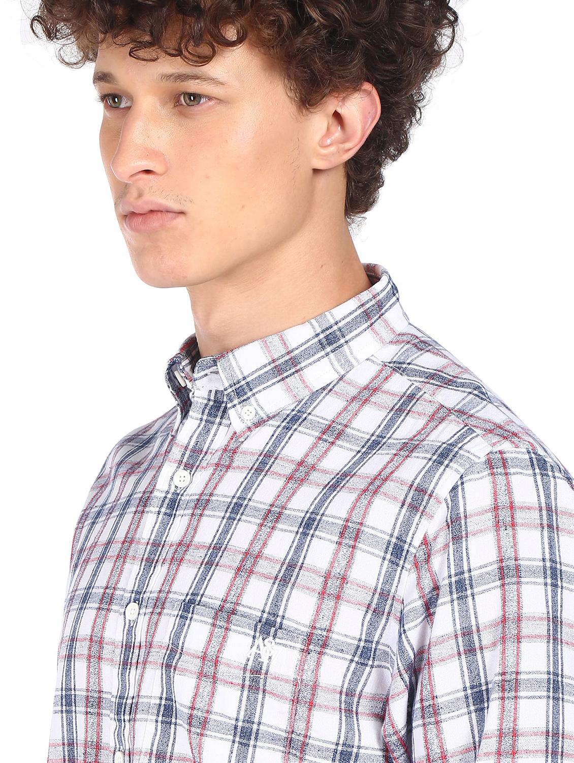 men slim fit casual shirt - 18175510 - Zoom Image - 5