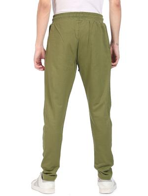 green solid ankle length track pant - 18177604 - Standard Image - 4