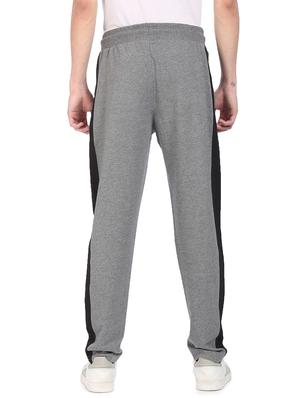 grey solid ankle length track pant - 18177605 - Standard Image - 4