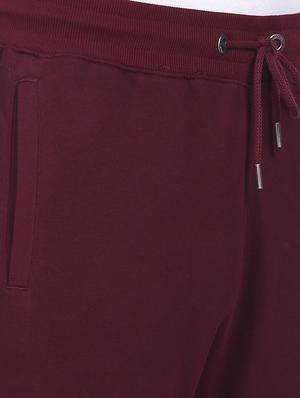 brown solid full length track pant - 18177630 - Standard Image - 6