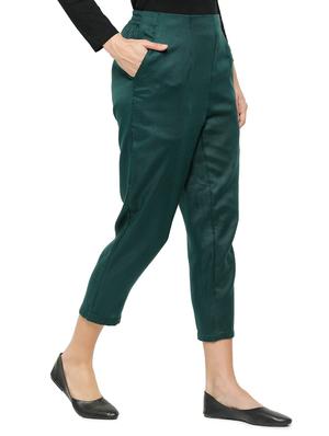 green rayon trousers - 18178810 - Standard Image - 2