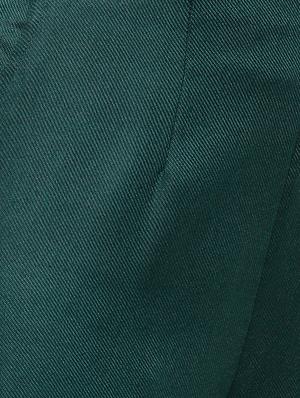 green rayon trousers - 18178810 - Standard Image - 5