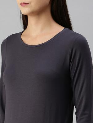 grey viscose regular top - 18179293 - Standard Image - 4