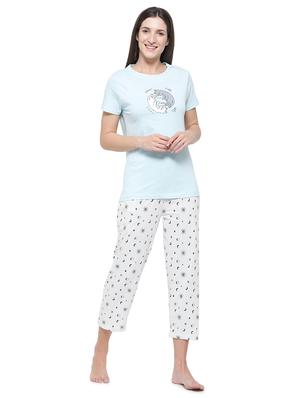 blue cotton regular top - 18179301 - Standard Image - 4