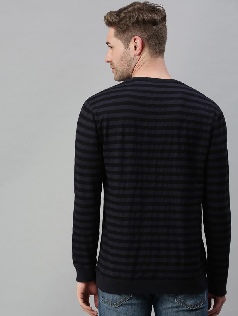 black striped sweatshirt - 18180651 - Zoom Image - 4