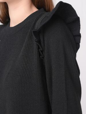frill detail solid top - 18181311 - Standard Image - 5