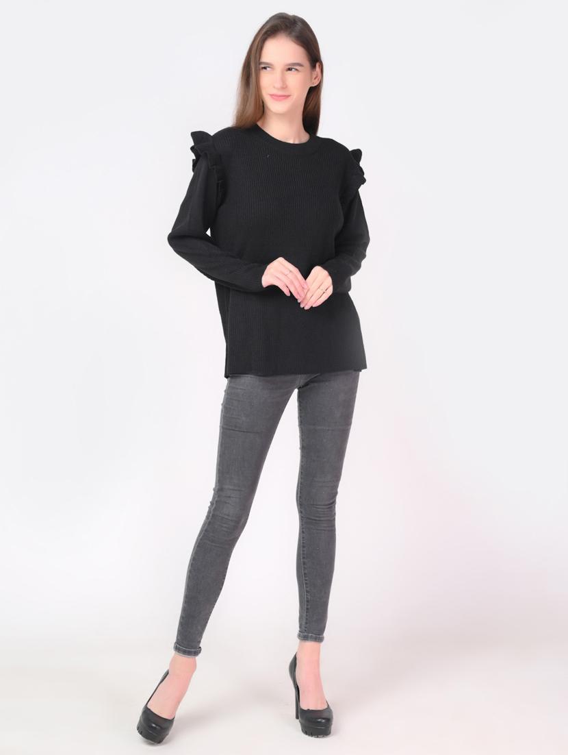 frill detail solid top - 18181311 - Zoom Image - 4