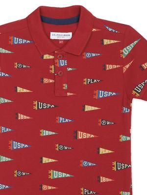 red printed t-shirt - 18183570 - Standard Image - 3