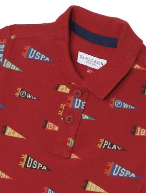 red printed t-shirt - 18183570 - Standard Image - 4