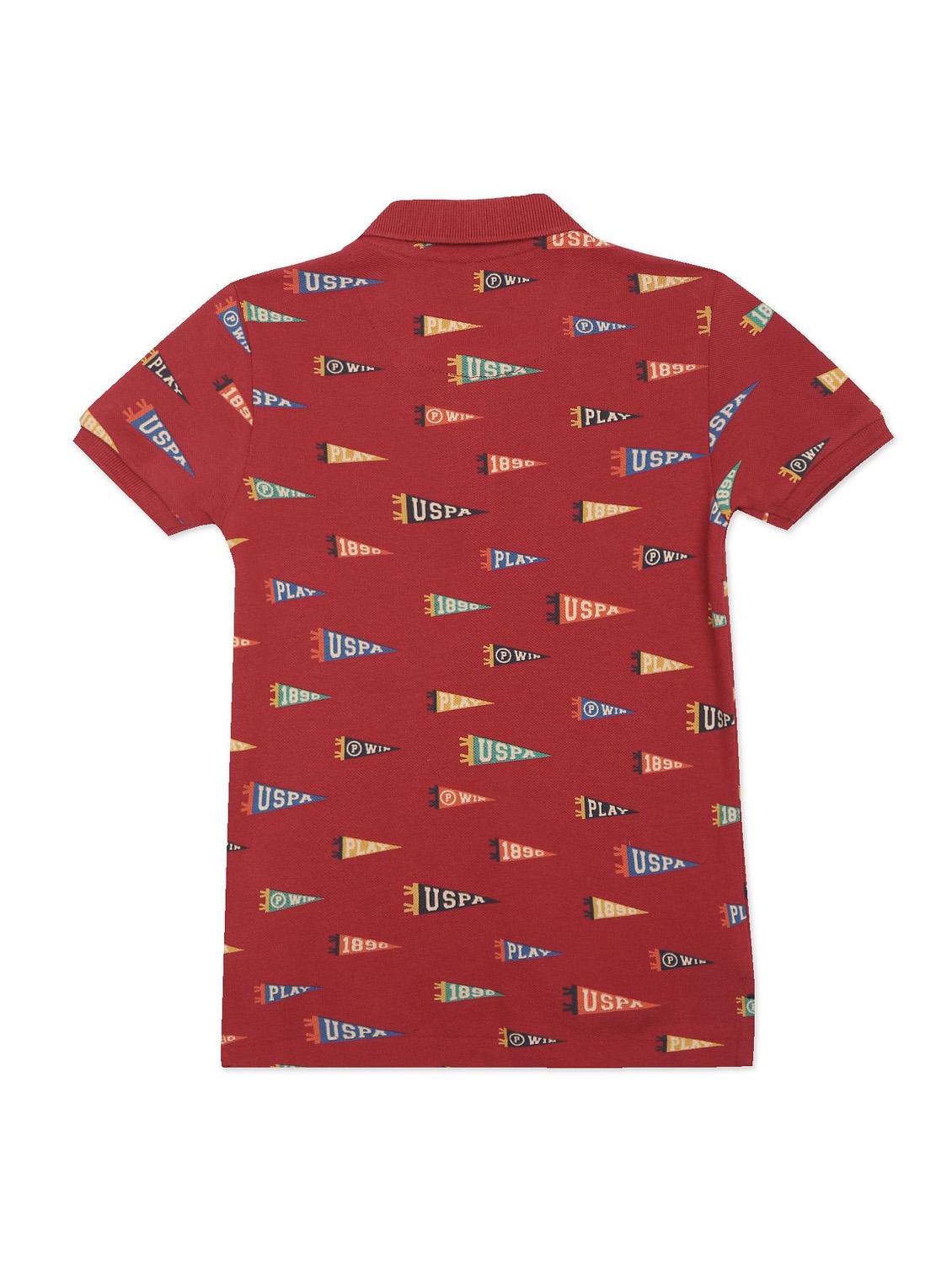 red printed t-shirt - 18183570 - Zoom Image - 2
