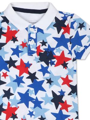 polo neck printed t-shirt - 18183580 - Standard Image - 3