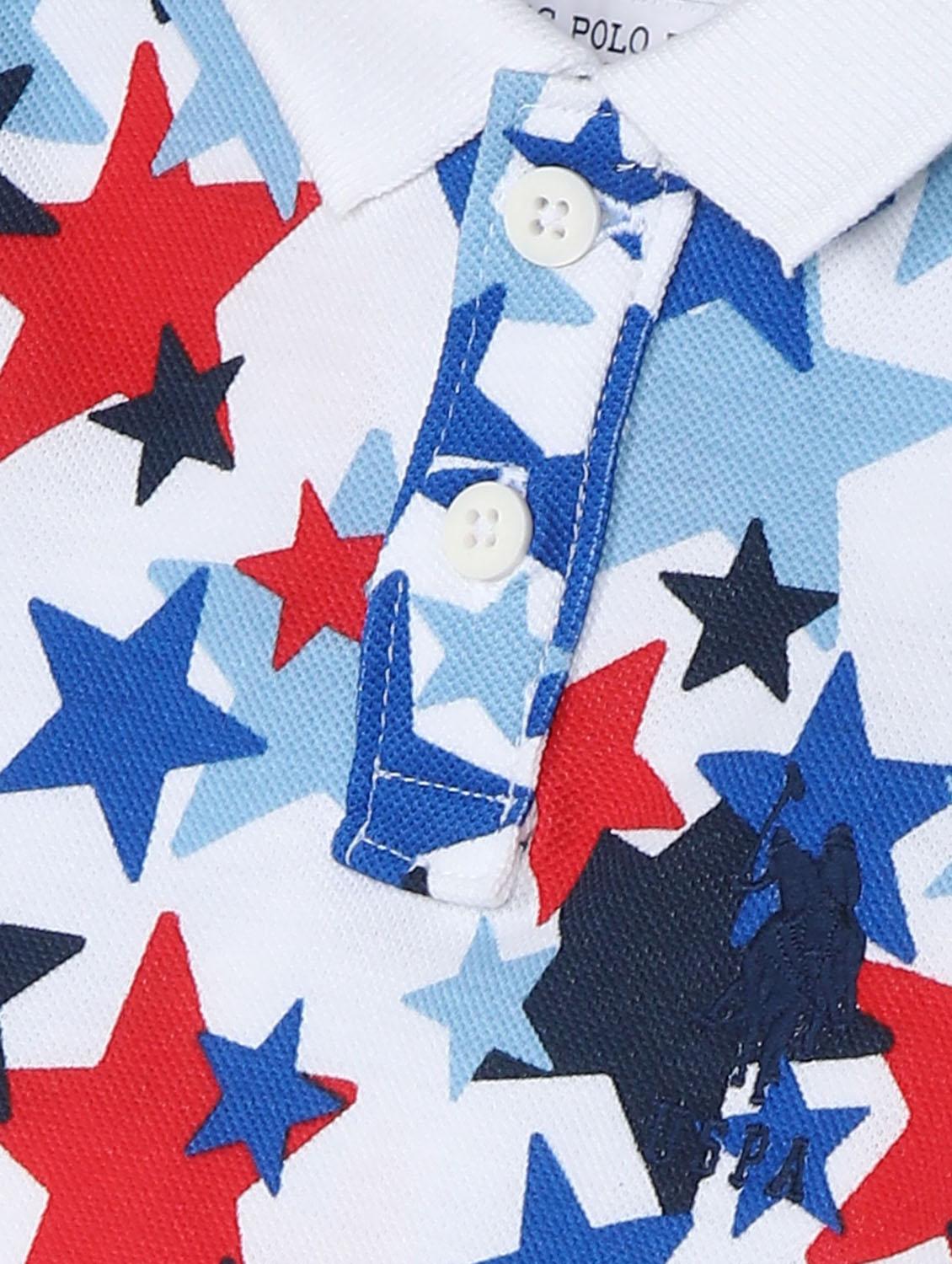 polo neck printed t-shirt - 18183580 - Zoom Image - 4