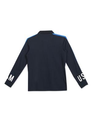 polo neck printed t-shirt - 18183584 - Standard Image - 2