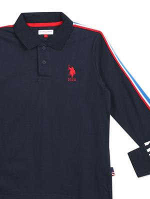 polo neck printed t-shirt - 18183584 - Standard Image - 3