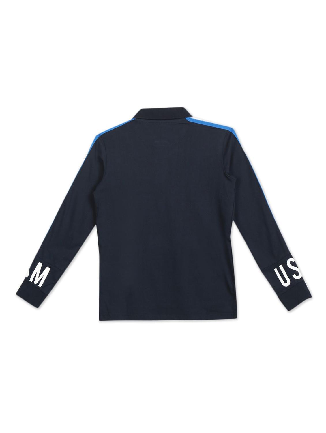 polo neck printed t-shirt - 18183584 - Zoom Image - 2