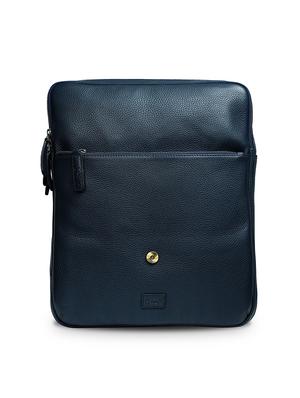 blue leather regular backpack - 18184085 - Standard Image - 4