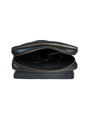 black leather regular backpack - 18184105 - Standard Image - 3
