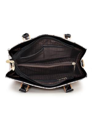 brown leatherette (pu) regular handbag - 18184130 - Standard Image - 3
