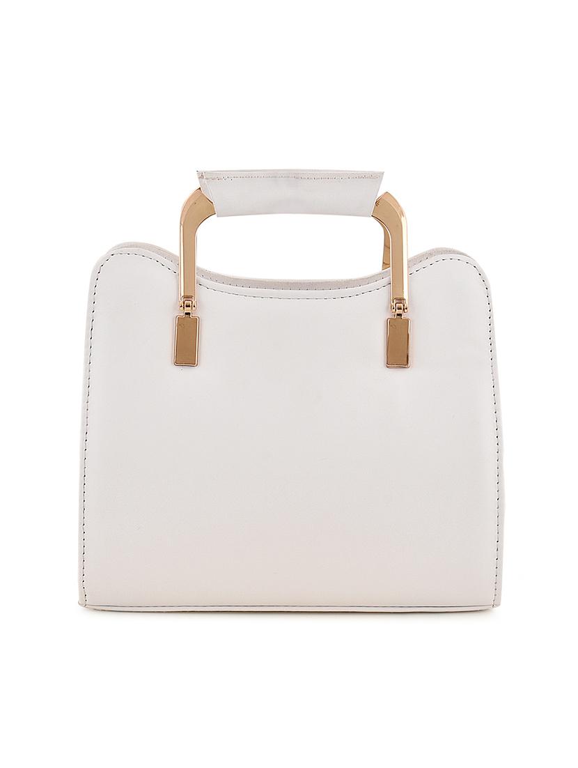 white polyester regular handbag - 18184498 - Zoom Image - 2