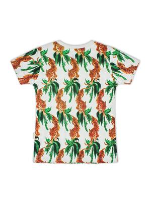 white printed t-shirt - 18187078 - Standard Image - 2