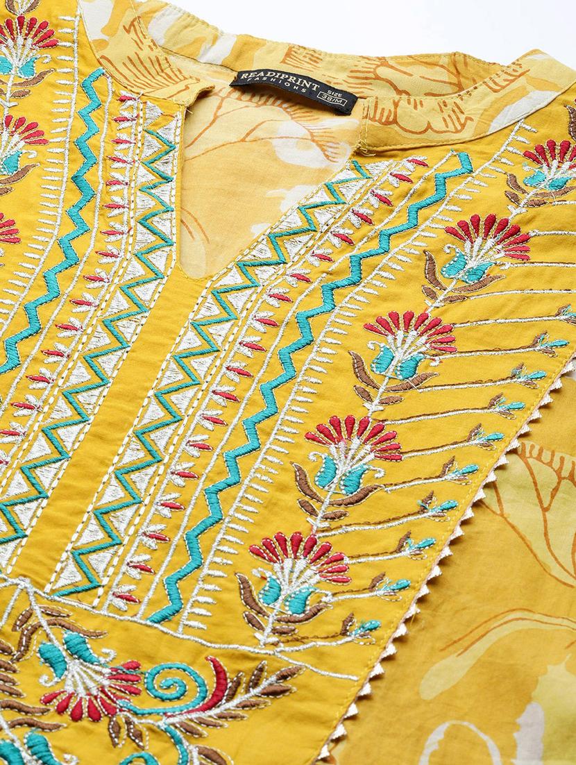 printed anarkali kurta - 18187244 - Zoom Image - 4