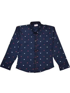 blue printed shirt - 18187379 - Standard Image - 3