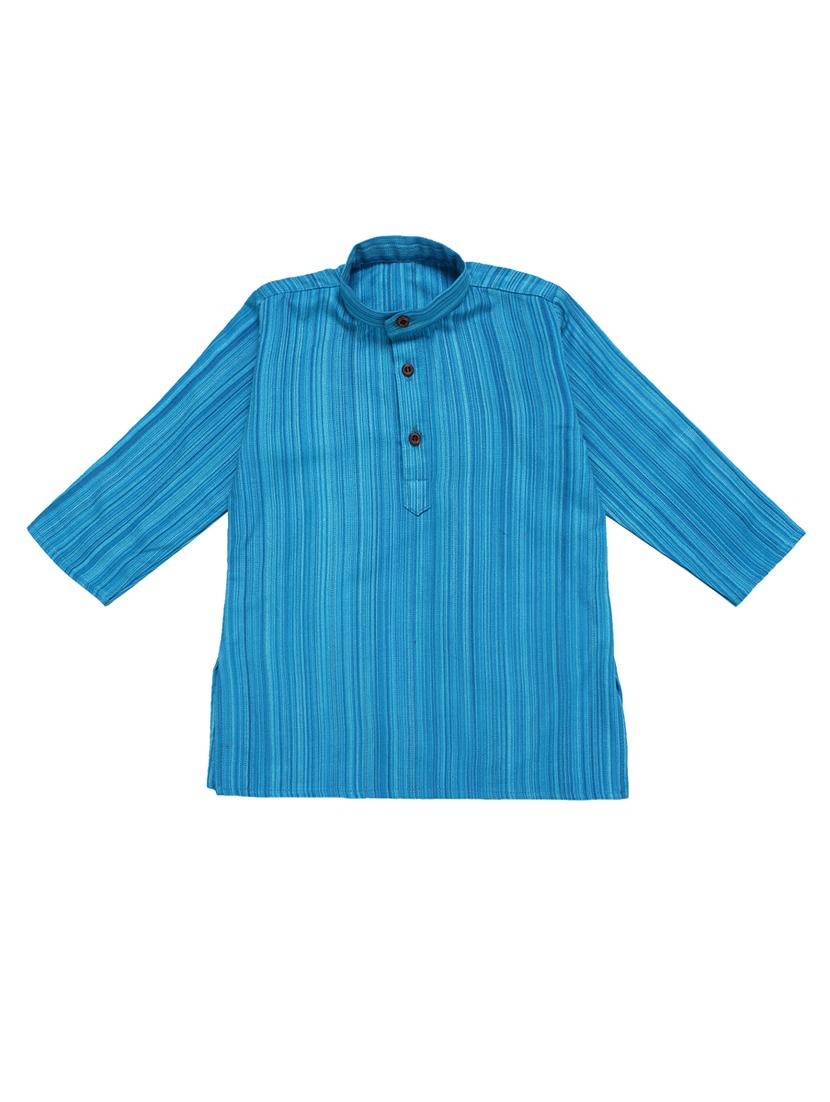 blue printed kurta pant set - 18188585 - Zoom Image - 3