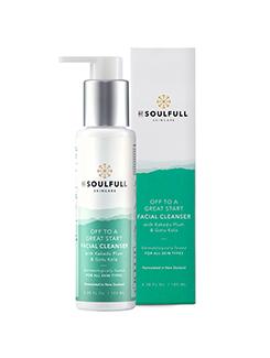 be soulfull off to a great start facial cleanser with kakadu plum & gotu kola i soap free daily face wash - 18189006 - Standard Image - 1