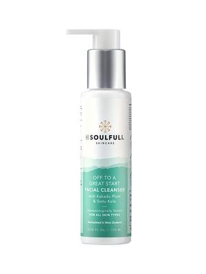 be soulfull off to a great start facial cleanser with kakadu plum & gotu kola i soap free daily face wash - 18189006 - Standard Image - 2