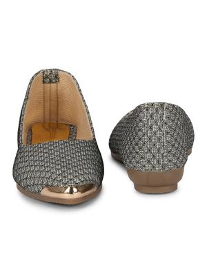 grey faux leather slip on ballerina - 18192622 - Standard Image - 5
