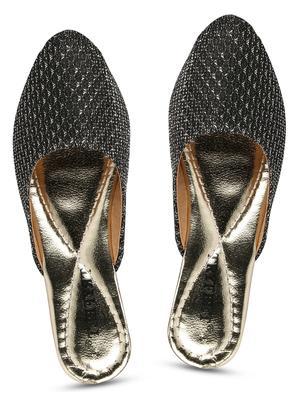 black faux leather mules sandals - 18193113 - Standard Image - 5