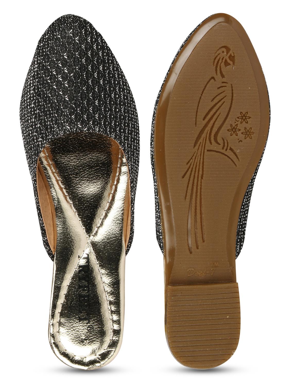 black faux leather mules sandals - 18193113 - Zoom Image - 6