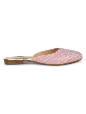 pink faux leather mules sandals - 18193114 - Standard Image - 2