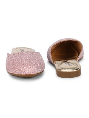 pink faux leather mules sandals - 18193114 - Standard Image - 4