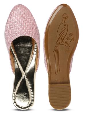 pink faux leather mules sandals - 18193114 - Standard Image - 6